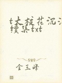 t大校花沉浮录续集txt