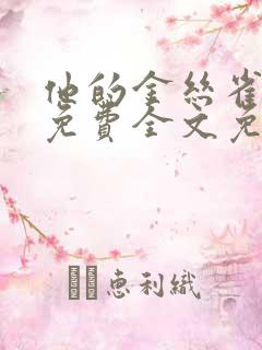 他的金丝雀小说免费全文免费阅读