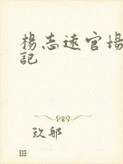 杨志远官场飙升记