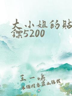 大小姐的贴身保镖5200