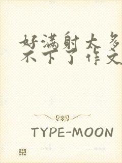 好满射太多了装不下了作文