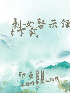 剩女启示录txt下载