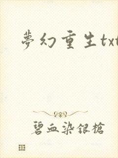 梦幻重生txt