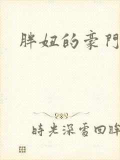 胖妞的豪门之旅