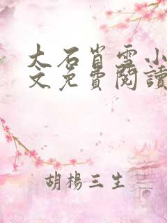 大石肖雪小说全文免费阅读