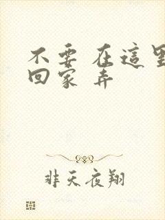 不要 在这里 回家 弄