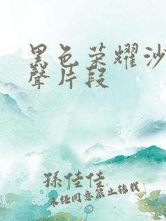 黑色荣耀沙发原声片段