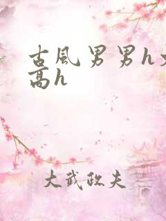 古风男男h文肉高h