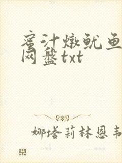 蜜汁炖鱿鱼百度网盘txt