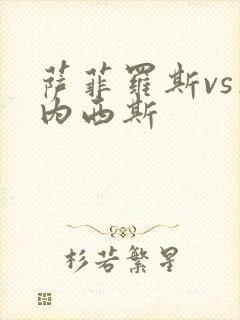 萨菲罗斯vs杰内西斯