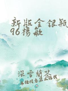 新版金银瓶1996杨敏