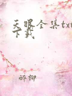 天眼全集txt下载