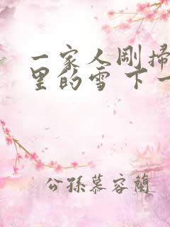 一家人刚扫完院里的雪 下一秒白干