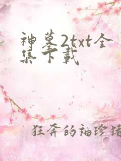 神墓2txt全集下载