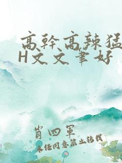 高干高辣猛高辣H文文笔好