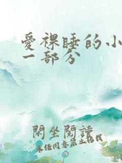 爱裸睡的小丹第一部分