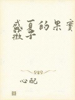 盛夏的果实 小薇子