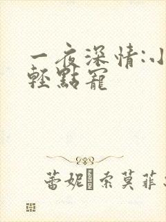 一夜深情:小叔轻点宠