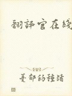 翻译官在线阅读