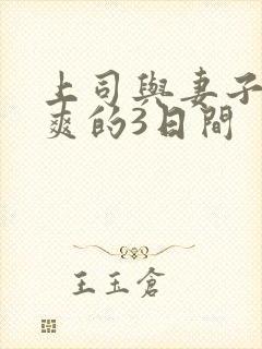 上司与妻子干到爽的3日间