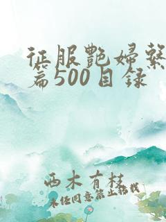 征服艳妇系列短篇500目录