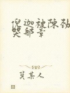 倪迦被陈劲生做哭那章