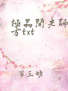 极品开光师李南方txt