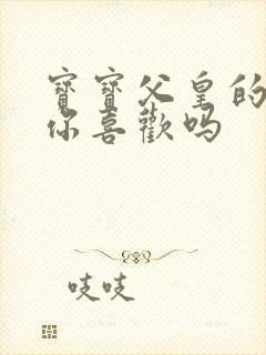 宝宝父皇的东西你喜欢吗