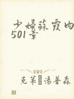 少妇苏霞肉欲第501章