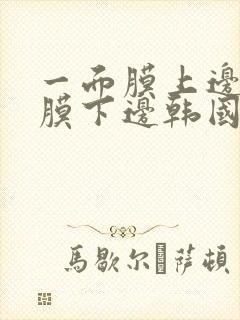 一面膜上边一面膜下边韩国