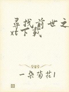 寻找前世之旅txt下载