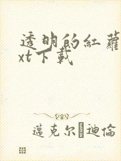 透明的红萝卜txt下载