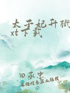 太子妃升职记txt下载