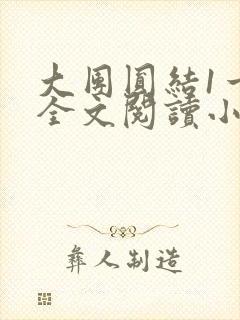 大团圆结1一6全文阅读小说