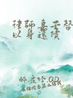 律师妻子替丈夫以身还债