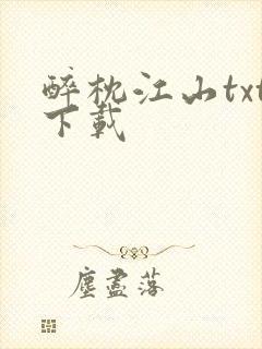 醉枕江山txt下载