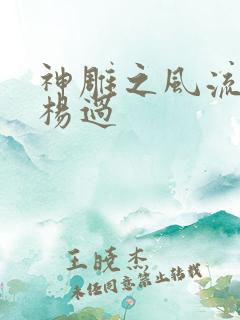 神雕之风流浪子杨过