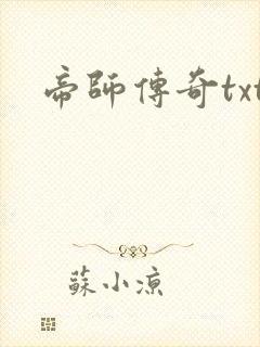 帝师传奇txt