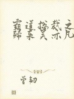 霸道总裁之出狱归来吴亦凡