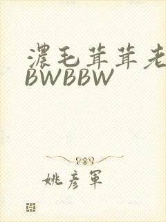 浓毛茸茸老太BBWBBW