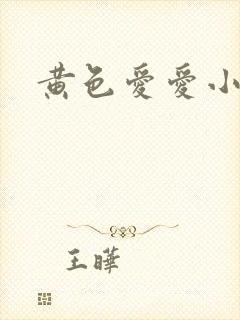 黄色爱爱小说