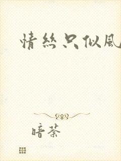 情丝只似风前絮