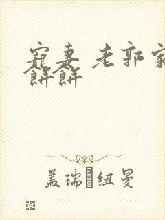 宠妻 老郭家的饼饼