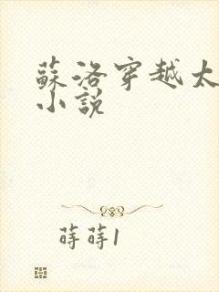 苏洛穿越太监的小说