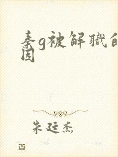 秦g被解职的原因