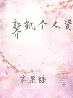 许凯个人资料简介