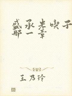 盛承光吃子时奶哪一章