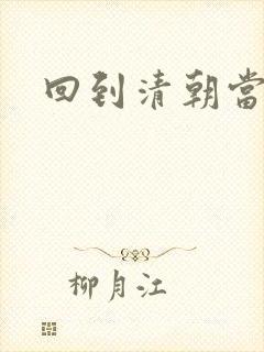 回到清朝当王妃