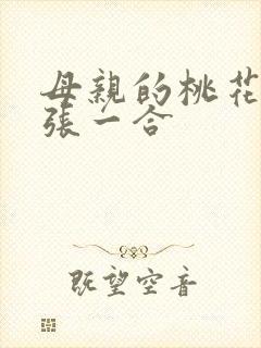 母亲的桃花源一张一合