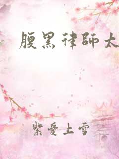 腹黑律师太危险